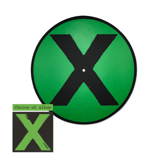 x (10th Anniversary Edition) Slipmat + Album Bundle Ed Sheeran
